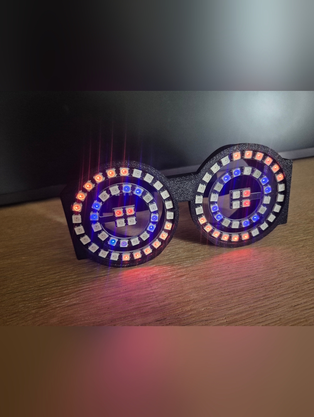 LED Spiral Party Goggles - Arcane Lights Festival Rezz